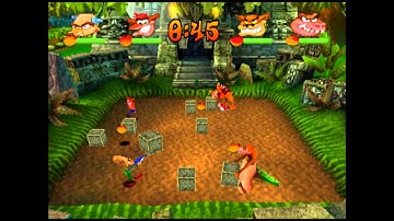 Jungle Bash - Gem - Crash Bash - 200% Playthrough (Part #11)