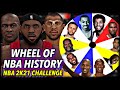 The Wheel Of NBA Legends in NBA 2K21... this was the result
