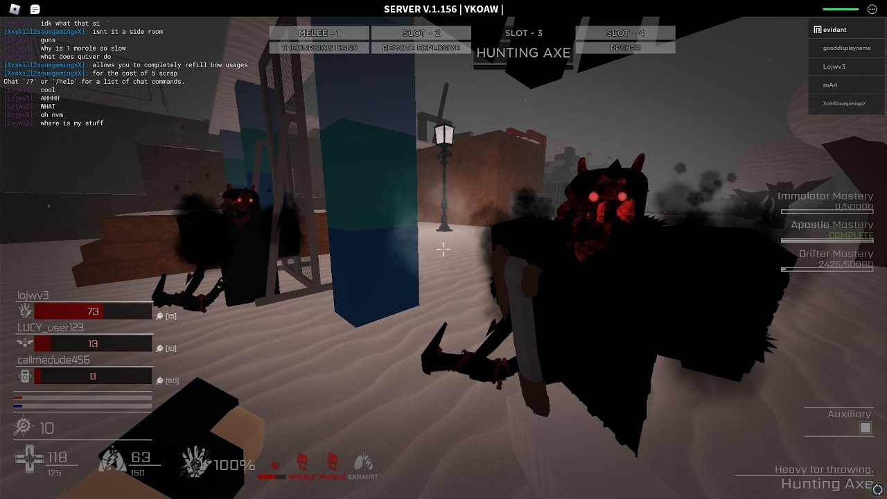 stabbing the shit out of scav base / Roblox Decaying Winter - YouTube