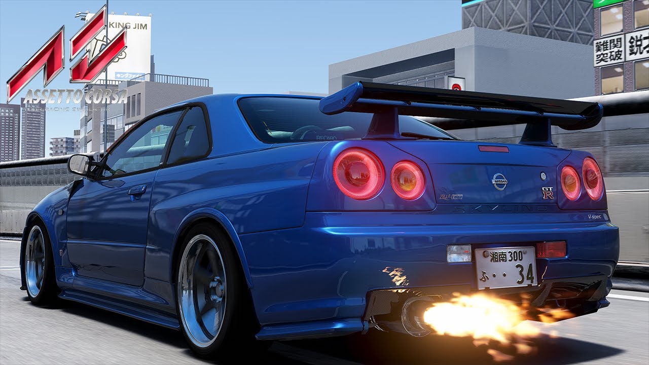 Assetto Corsa - Nissan Skyline R-34 GTR [My Favorite R-34 Mod] - YouTube