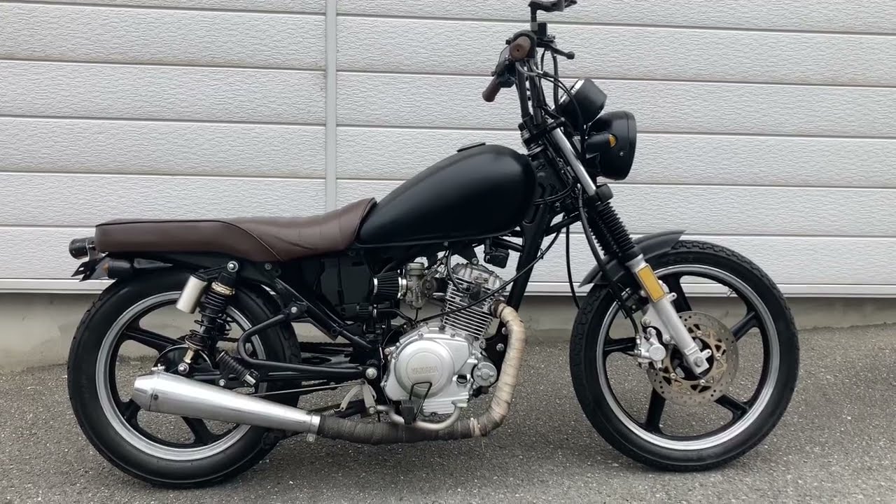 yb125sp B級チョッパー カスタム ラットスタイル □125ccで低コストチョッパー作ってみた！ - YouTube