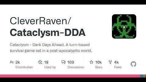 GitHub - CleverRaven/Cataclysm-DDA: Cataclysm - Dark Days Ahead. A turn-based survival game set i...