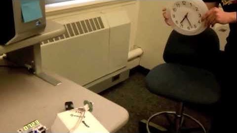 analog clock reader (Arduino + Wiimote IR camera)