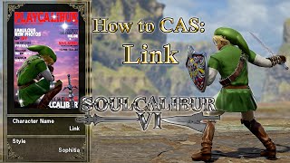 How to make Link (The legend of Zelda) in Soulcalibur VI