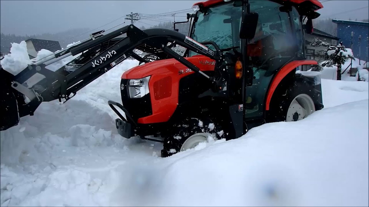フロントローダー 除雪