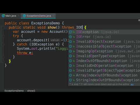 Java #131 - Re-throwing Exceptions [By Mosh Hamedani]