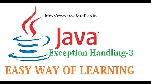 Nested try block by Suresh