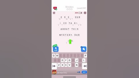 Ultimate cryptogram level 297 guide #cryptogram