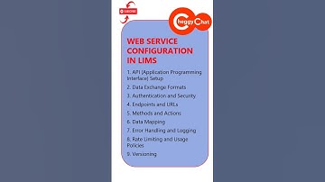 #web service configuration in lims #lims software #quality #qms #api #url #version #data #mapping 📖