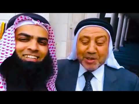 القارئ إبراهيم وائل أبو بكر مع فضيلة الشيخ كامل اللالا رحمه الله في المسجد الحسيني الكبير