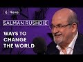 Salman Rushdie on no-platforming, magical realism and America in crisis