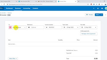 Zoho to Xero integration