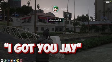 STE POPS OFF During SHOOTOUT With COPS To Save JAY | NoPixel Mandem
