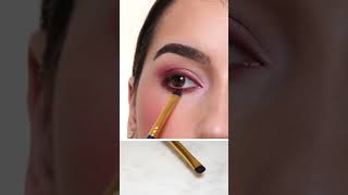 Red Smokey Eyeshadow Look Tutorial perfect for Valentines Day #eyeshadowlook