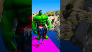 GTA 5 Epic Water Ragdolls vs Spiderman Jump/Fails #shorts ep.31