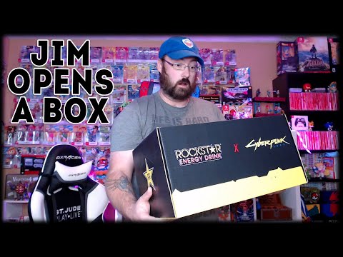 Jim Opens A Box - Rockstar Energy X Cyberpunk 2077 Exclusive Kit