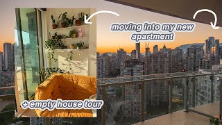 Empty apartment tour + move in with me! \/\/ moving vlog 2