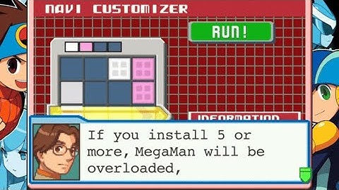 MegaMan Battle Network 4 - Navi Customizer Tutorial (PS4)