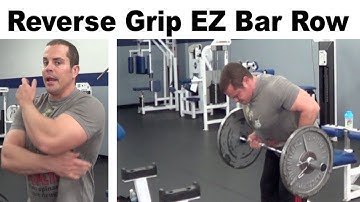 Bent Over EZ Bar Rows
