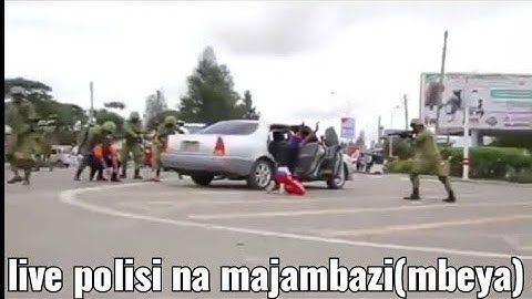 Majambazi waliovamia bank ya NMB wakipata Shuhudia mwanzo mwisho