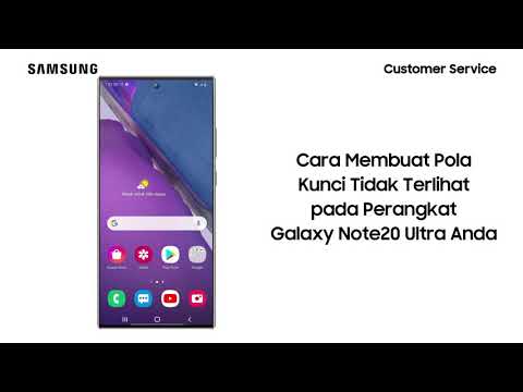 Cara Membuat Pola Kunci Tidak Terlihat - Galaxy Note20 Ultra