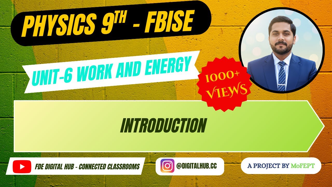 Work & Energy (introduction) | Physics | Chapter 6 | Grade 9 | FBISE ...