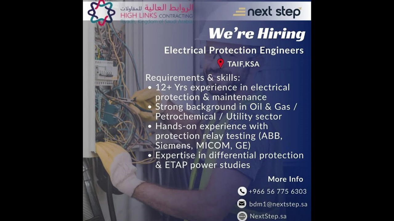 Top 5 Electrical Protection Engineer Jobs in Saudi Arabia for 2025