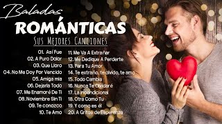 Las 100 Canciones Romanticas Inmortales 💝 Romanticas Viejitas en Español 80,90&#39;s 💖Canciones De Amor