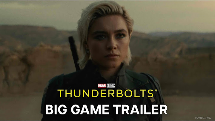 Marvel Studios’ Thunderbolts* | Big Game Trailer | In Cinemas May 2