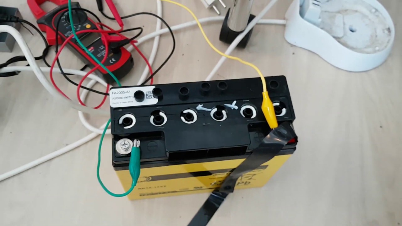 12V sealed battery refill and equalize charge YouTube