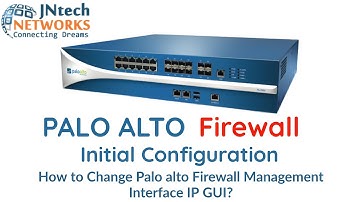 How To Change Palo alto Firewall Management Interface IP GUI