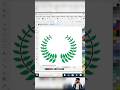 Laurel wreath logo design Tutorial in CorelDraw #coreldraw #legalgraphics #coreldrawtutorial