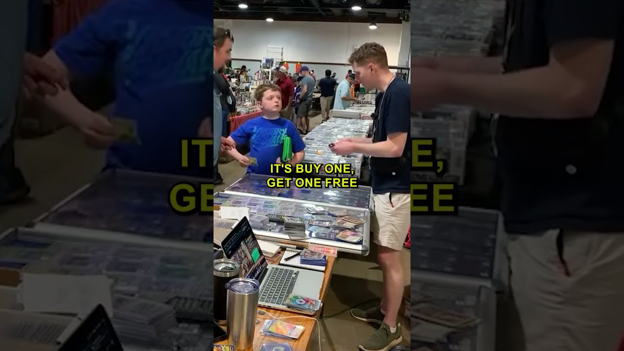 It S Buy One Get Free Pokemon Card Vendor POV