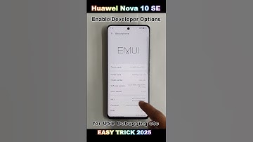 Huawei Nova 10 SE OEM /Unlocking Enable /Developer Show 2025 🥰Activate Developer Mode 2025
