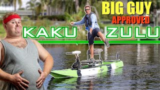 BIG GUY APPROVED fishing kayak BETTER than Hobie Pro Angler? Zulu pedal motor kayak