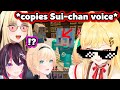Kanade Copying Suisei's Voice To Prank Iroha Is Hilarious!【Hololive】
