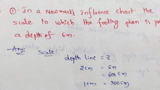 Newmarks Influence Chart Problems