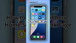 How to Remove iPhone Home Screen Blank Page #shorts  #smartphone