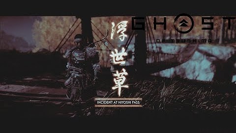 GHOST OF TSUSHIMA PS5 - Incident at hiyoshi pass [No HUD Cinematic, Lethal, No Damage] 4K HDR