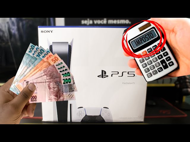 PS5 no Brasil tem mais de R$ 2.500,00 de impostos