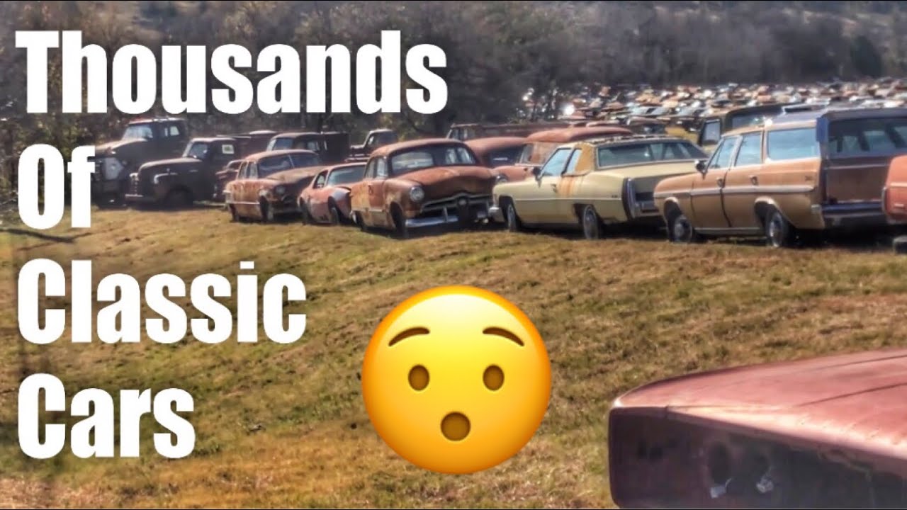 Classic cars and Antique cars salvage yard