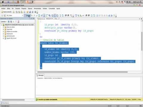 Conexion a datos des de 0 con c# 2010 y SQL Server Video 1