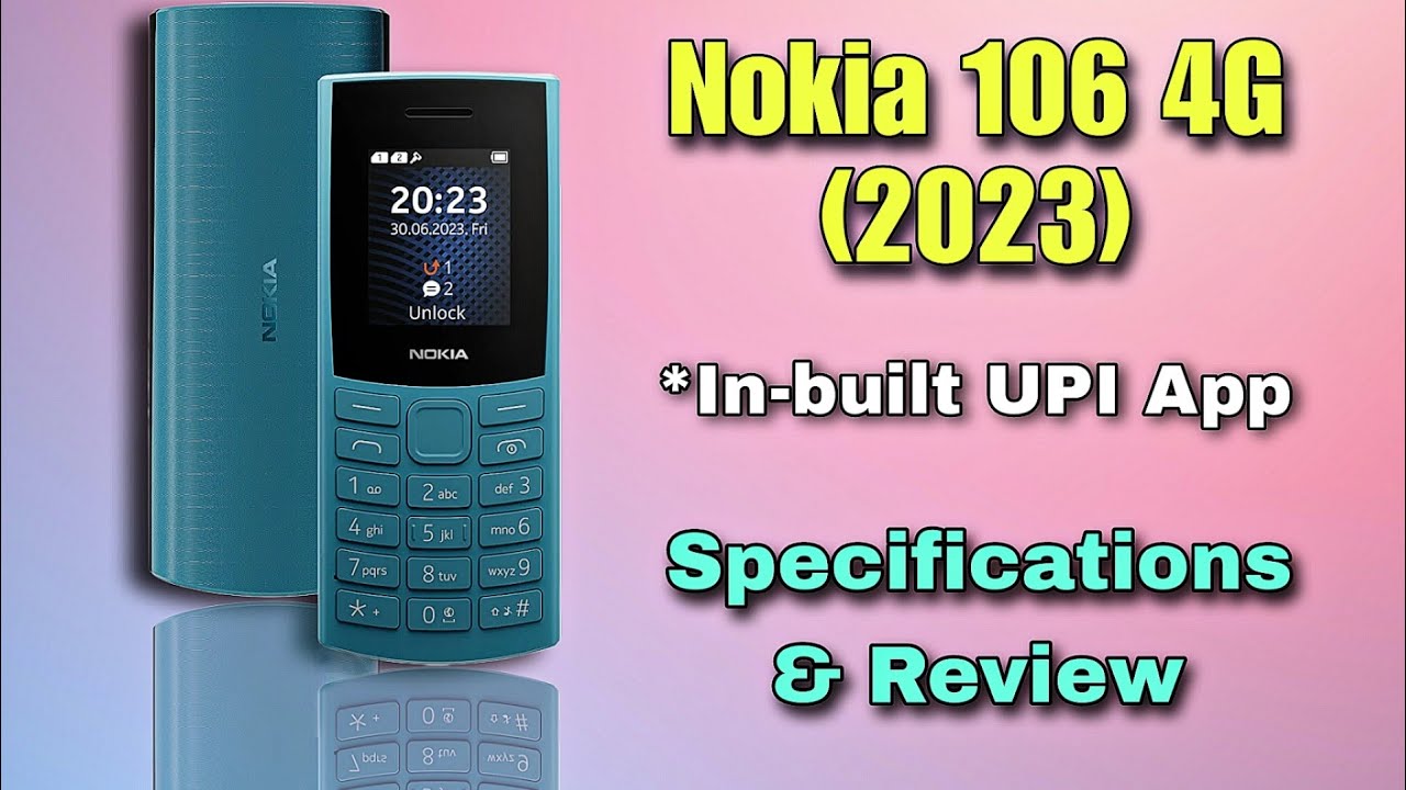 Nokia 106 4G Review Best Nokia keypad mobile 2023 best keypad phone