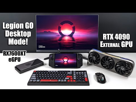 The Lenovo Legion GO With An RTX 4090 Is Insane! Docked Mode Power