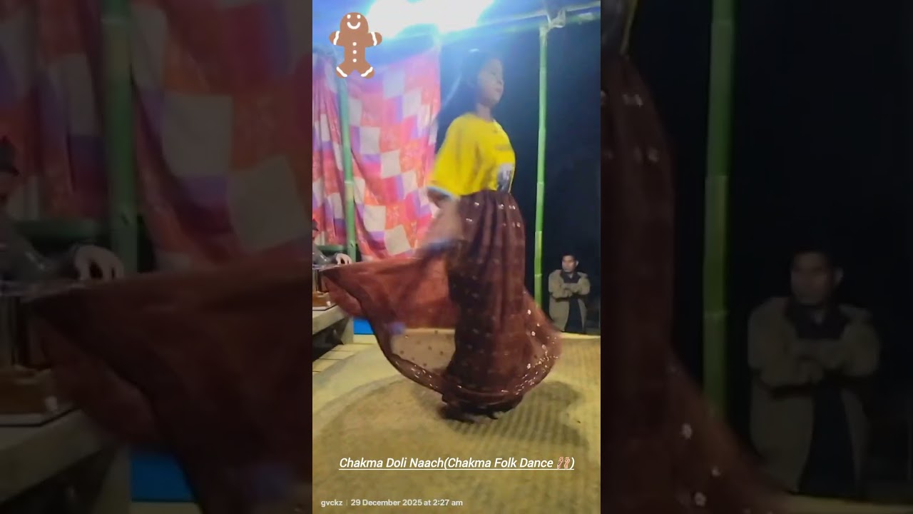 Chakma Doli Naach(Chakma Folk Dance 🩰) CADC, MIZORAM #chakmatraditionaldance