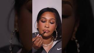 90s Lip Combo #brownskinbeauty #makeuptutorial #makeupforblackwomen #90smakeup