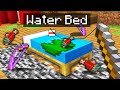 Minecraft Bedwars but my bed is secretly made from WATER...