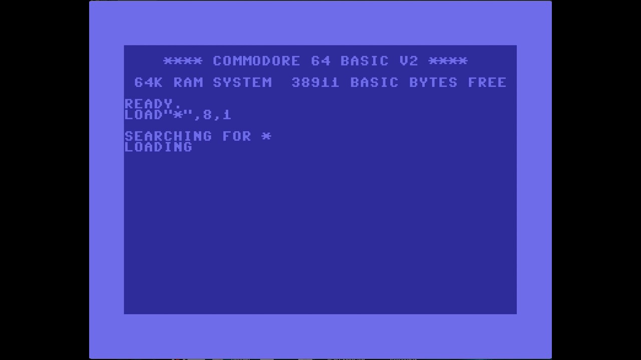 Playing random Commodore 64 games c64 c-64 retrogaming