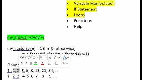 Basics of SciLab Programming part 2 of 2
