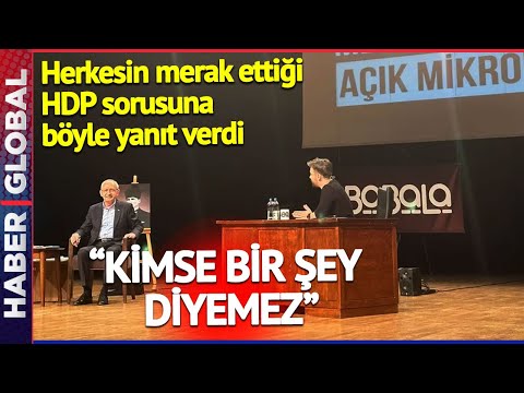 Herkesin Merak Ettiği HDP Sorusuna Kılıçdaroğlu Babala'da Cevap Verdi: Kimse Bir